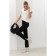 Women's pants with a section of Eliseeva Olesya, size 56, black color
