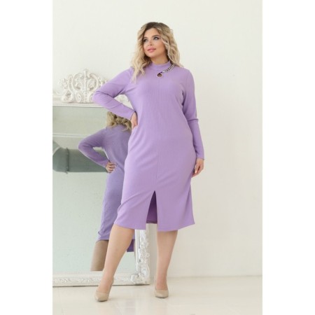 Female dress, size 50, purple color-12