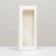 Box for tiles of chocolate, white, with a window 17.1 x 8 x 1.4 cm