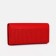 Women's wallet on magnets, red color