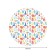 Tables on the table "Christmas tree decorations", round, Saten, d = 150 cm