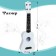 Musical toy - guitar "Style", 4 strings, 57 cm., White color