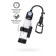 Mechanical pump Sexus Men Training Aksel, ABS plastic, black, 70 cm
