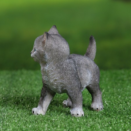 Garden figure "kitten" 13x13x7cm-1