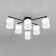 Citilux ceiling chandelier "NILS" CL132165, 6x60W, E27, Black Color Black