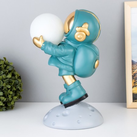 Sponel "Cosmonaut" LED from Batteries Green 16x16x30.5 cm Risalux-3