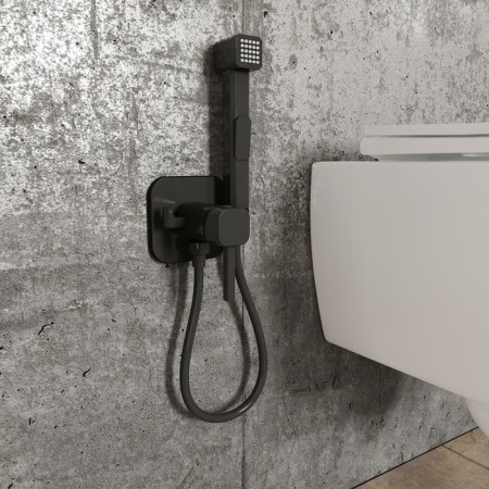 Mixer for IDDIS AXES 004BLS08, single -leaf, shower set, built -in, black 977264-1