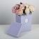 Gift folding box "with all my heart", 14 x 23 cm