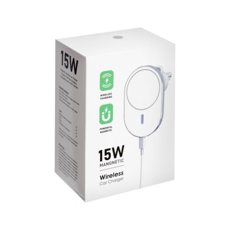 The car holder X19, wireless charging, compatible with Magsafe, 15 W, white-8
