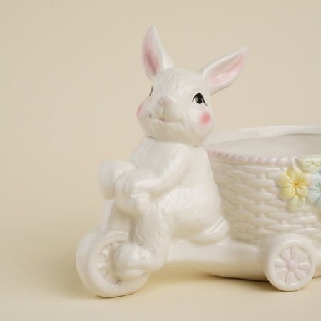 Sl Home "Forest Rabbit", 21.5 × 10.5 × 15.5 cm, white color-2
