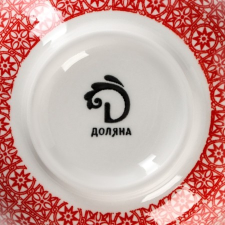 Basilnik ceramic shade "Javlon", 350 ml, d = 12 cm, red color-8