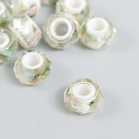 Busina for creativity plastic "Lill - pattern" 1.3x1.3x0.8 cm