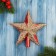 Top "Star" shine stripes shine, 12x14 cm, red