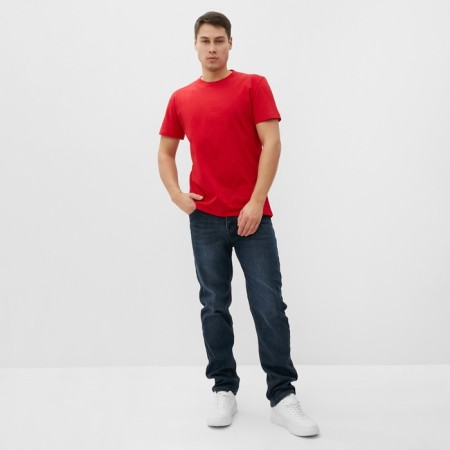 T -shirt male, red color, size 56-1