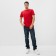 T -shirt male, red color, size 56