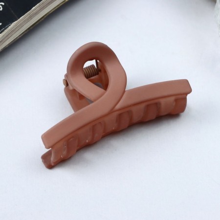 Hair crab "Leon" loop classic matte, 5 cm, mix