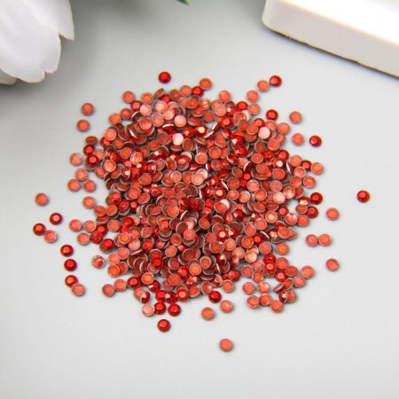 Decor for creativity Metal "Red circles" set 2000 pcs 0.2x0.2 cm-1