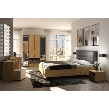 Covereign cabinet "Bruno", 404 × 414 × 450 mm, color of oak vanan / gray graphite-2