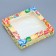 Confectionery packaging, a box with lamination of "sweet life", 20 x 20 x 4 cm
