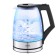 Electric kettle Centek CT-0014, glass, 1.8 l, 2200 watts, silver-black
