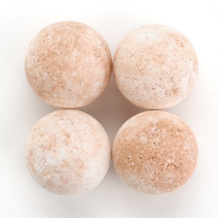 Gift set of cosmetics, bathtub bombs 4 x 40 g, chocolate aroma, beauty pantry-2