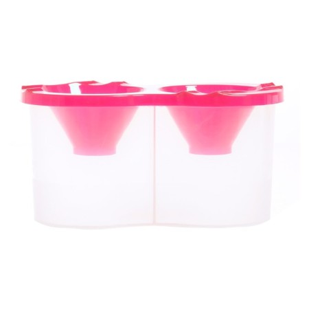 Double Calligrata, 150 x 2 ml, with a hand holder, pink, pink-1