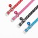 A collar of artificial leather "Infinity" with sparkles, 30 x 1 cm, mix of flowers