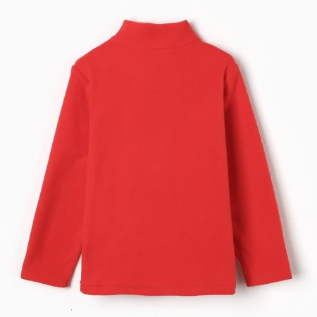Jumper children's fleece, red color, height 110-116 cm-8