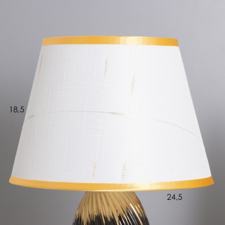Table lamp "Sofia" 1x40W E14 black/gold 24x24x40cm-2