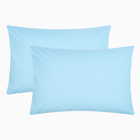 Set of pillowcases "Ethel", 50x70 cm - 2 pcs, blue, 100% cotton, calico