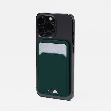 Cartholder on the phone, green color