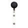 Holder - Baiga roulette, 75 cm, loop, clip, black