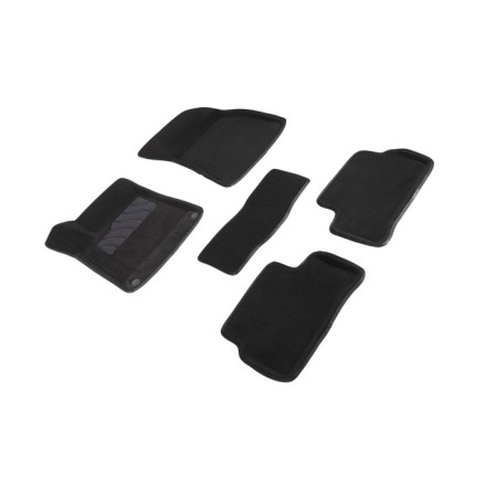 3D mats for Mercedes-Benz Cla-Class II, (C118), 2019-N.V., black, set