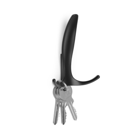 Furniture hook Cappio Flat, three -rod, black-2