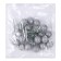 Figure for crafts and decor on the “ball” wire, set of 20 pcs., Size 1 pc. - 2 × 7 cm, silver color