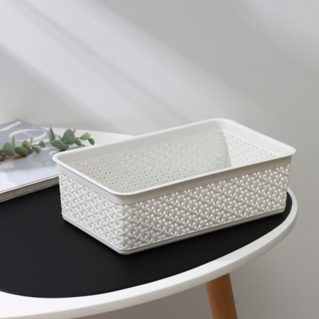 Universal basket Wenge, 2.25 liters, 25.7 × 15.8 × 8 cm, color light gray-5