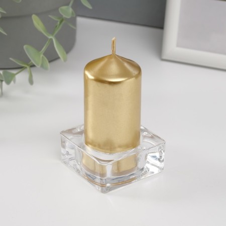 Glass of glass 1 candle cube small-4