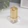 Glass of glass 1 candle cube small