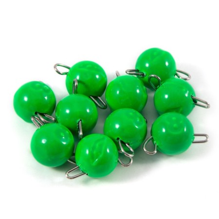 Cargo Cheburashka painted collapsible Yaman 10 pcs., 8 g, green