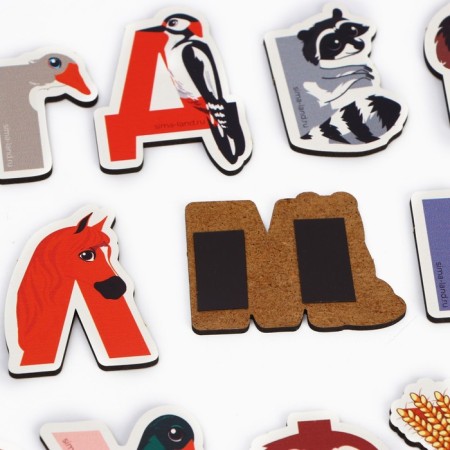 Magnetic letters "Merry alphabet"-5