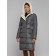 Coat insulated winter female, size 52, dark gray color