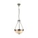 Suspended lamp Freya Fr2012-PL-03-Bz Herbert, 385x385x1000 mm, E27, 3x60W, bronze color