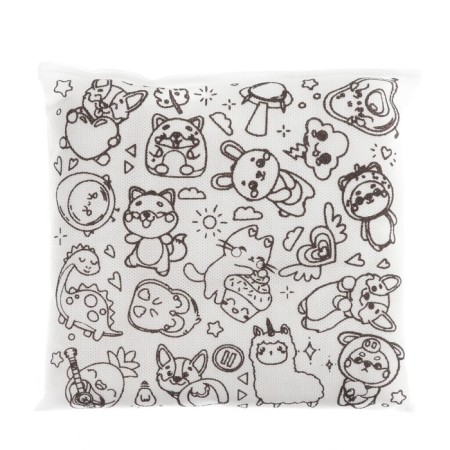 Pillow-painting "Beast", 20 × 20 cm-1