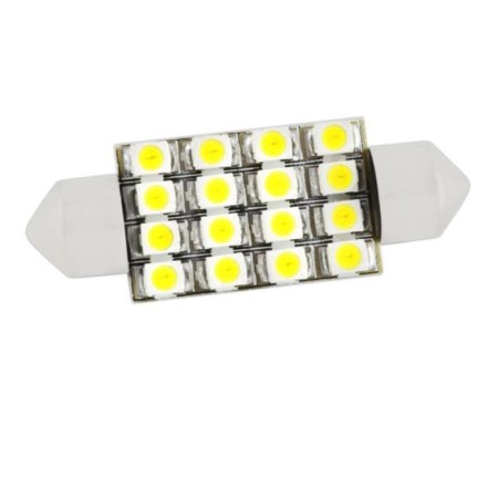 LED LED SKYWAY T11 (C5W), 12 V, 16 SMD diode, with a base of 39 mm, S08201161
