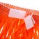 Hawaiian skirt, 60 cm, orange color