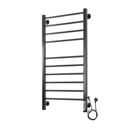 Domoterm electric heated towel rail "Cuba" P10, 500x1000 mm, right, black matte