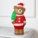 LED figure "Bear with a Christmas tree" 10 × 30 × 10 cm, acrylic, 30 LED, 220 V, glow of white