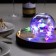 Garland "thread" 2 m dews with nozzles "Santa Claus", IP20, silver thread, 20 LED, glow of multi, 2 modes, AAX2