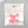 Busina silicone "Asterisk" pink d = 1.4 cm