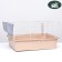 The cage for rodents "Pigzon" No. 1 folding, 58 x 40 x 34 cm (+bowl, 2 feeders), beige